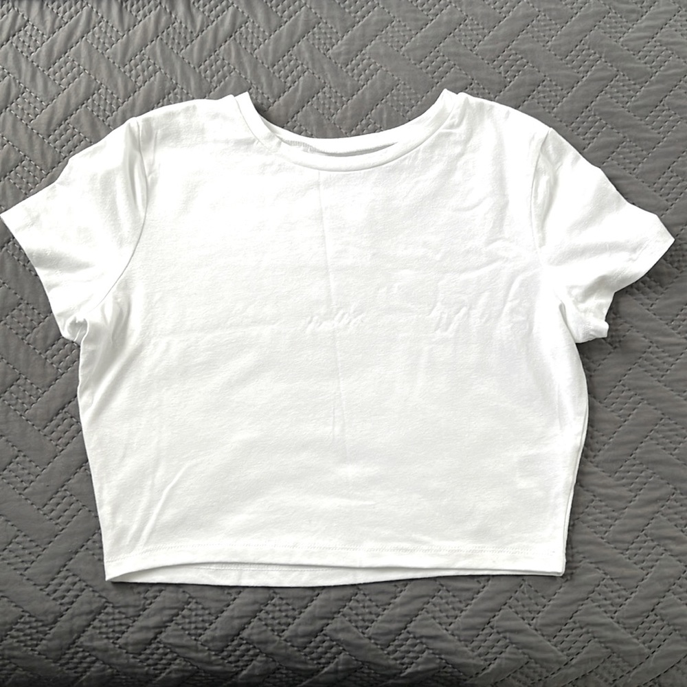 Crewneck crop top